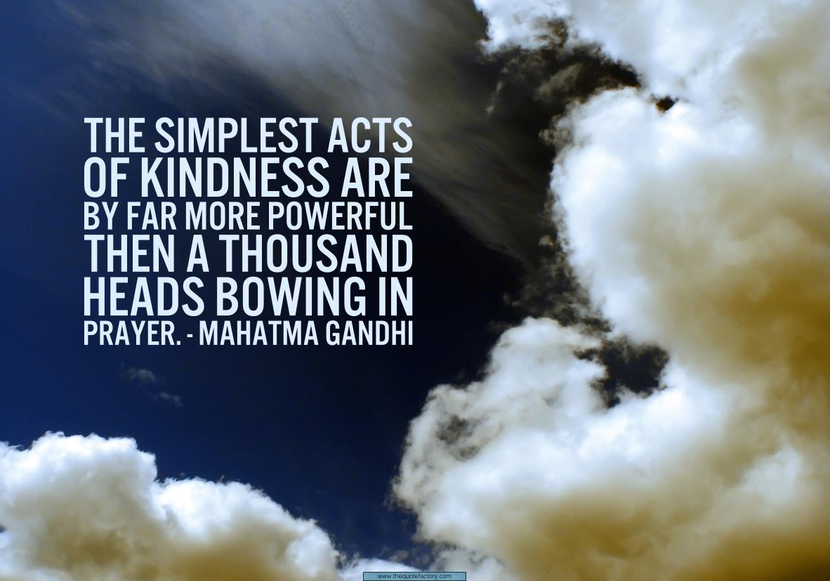 The Simplest Acts Of Kindness