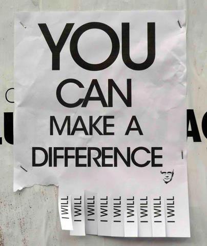 You Can Make A Difference