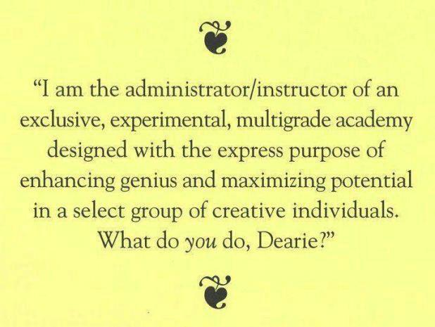 Home Schooler Job Description