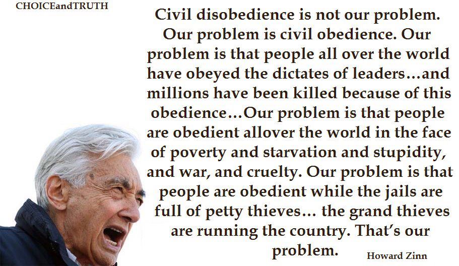 Our Problem Is Civil Obedience
