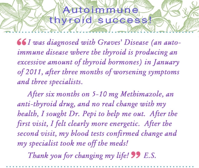 Graves' Disease Success from Dr Pepi - www.drpepi.com