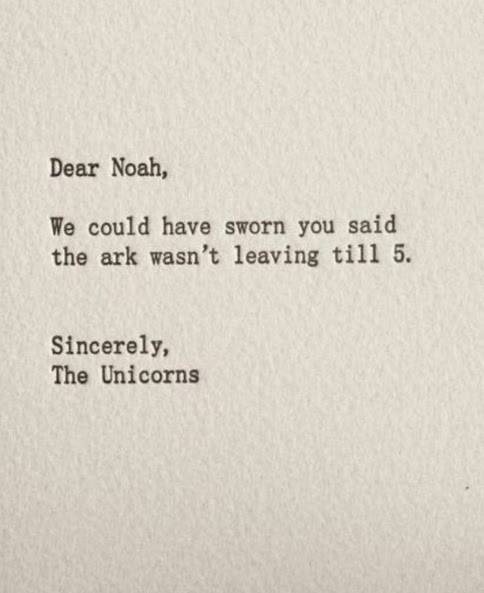 Dear Noah