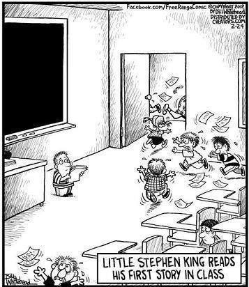 Stephen King Reads His First Story In Class