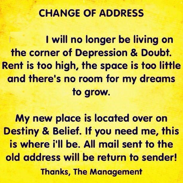 Change Of Address Notice