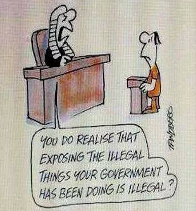 Exposing Illegality Is Illegal