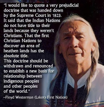 Indian Nations Not Christian so Have No Title