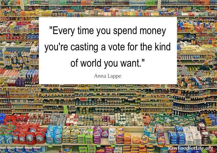 Every Dollar You Spend Is A Vote