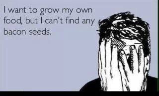 I want to grow my own food