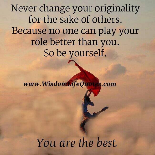 Be The Best You You Can Be