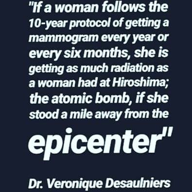 Mammograms Equal Being Nuked
