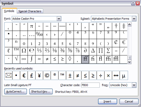 Adobe Opentype