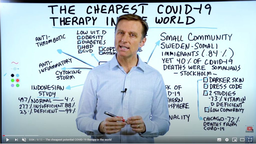 Dr Berg Shares The Cheapest COVID-19 Therapy