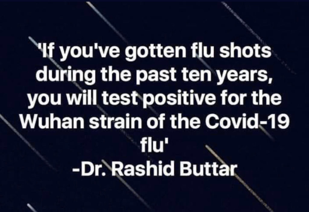 Flu Shot Influences COVID-19 Test