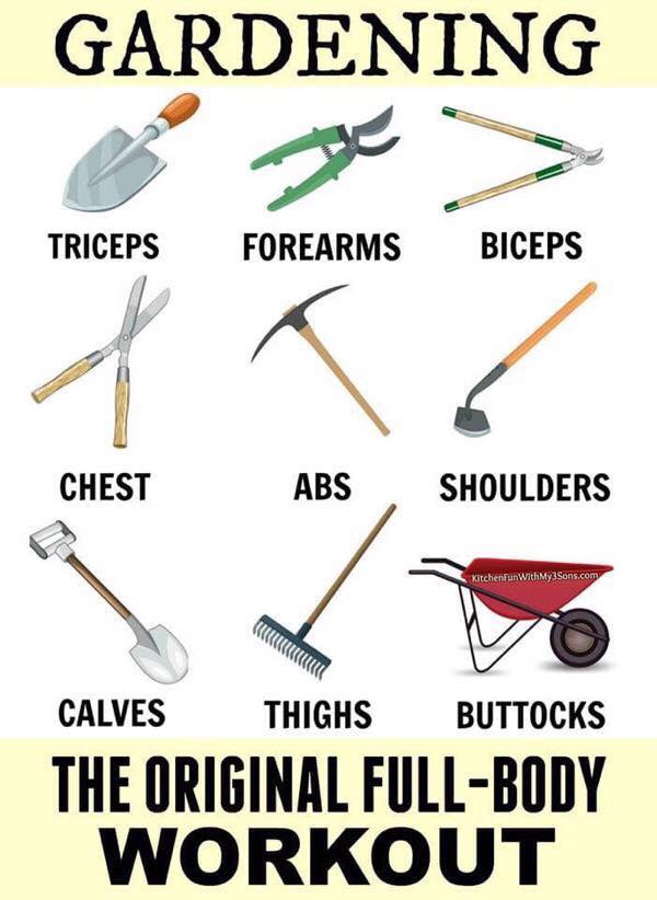 Gardening Full Body Workout