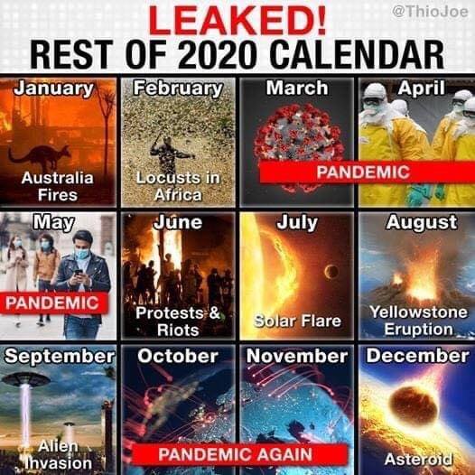 2020 Calendar