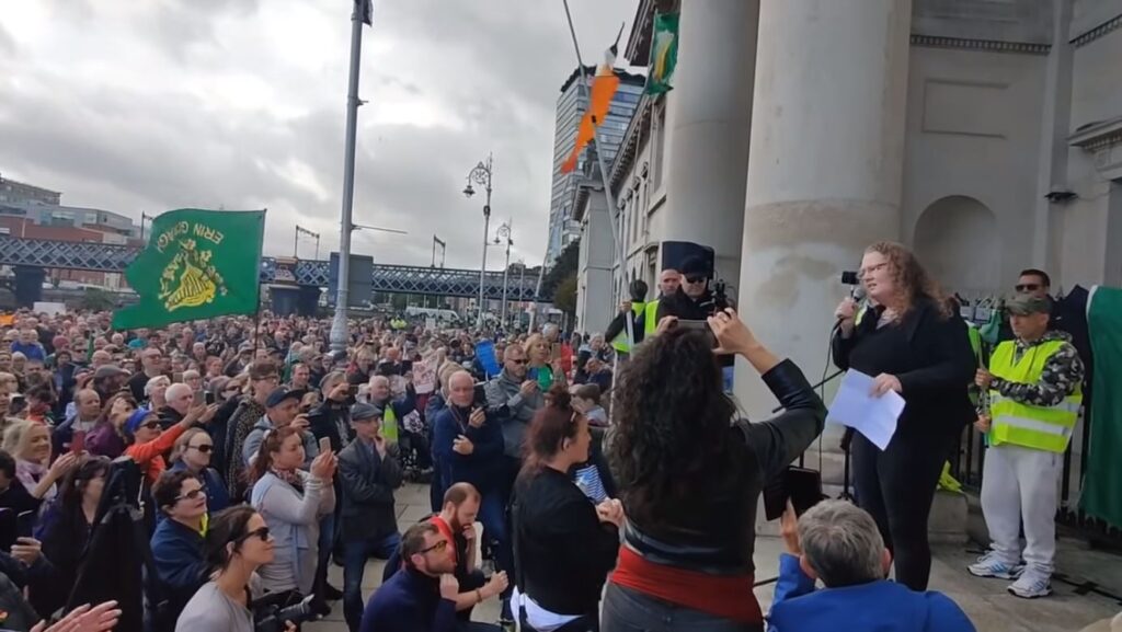 Dolores Cahill - Time For Change Protest Dublin