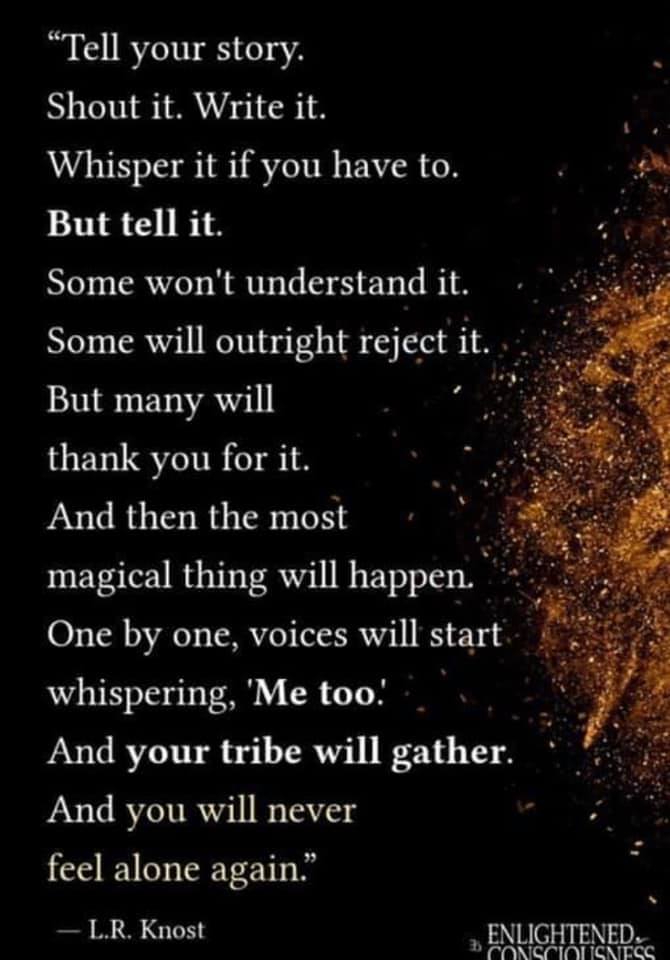 Speak Up and Gather Your Tribe