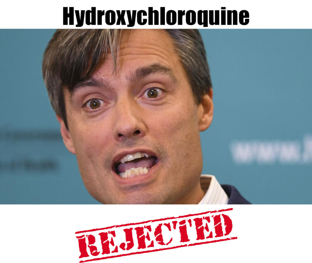 Hydroxychloroquine Rejected
