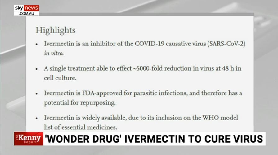 Ivermectin treatment is a ‘real killer of coronavirus