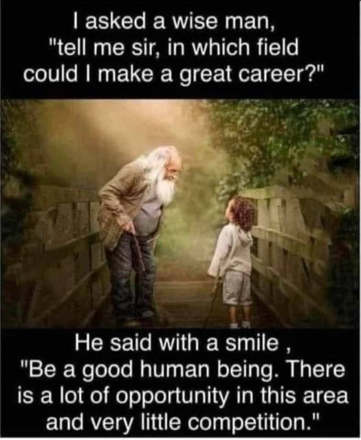 Be A Good Human Being