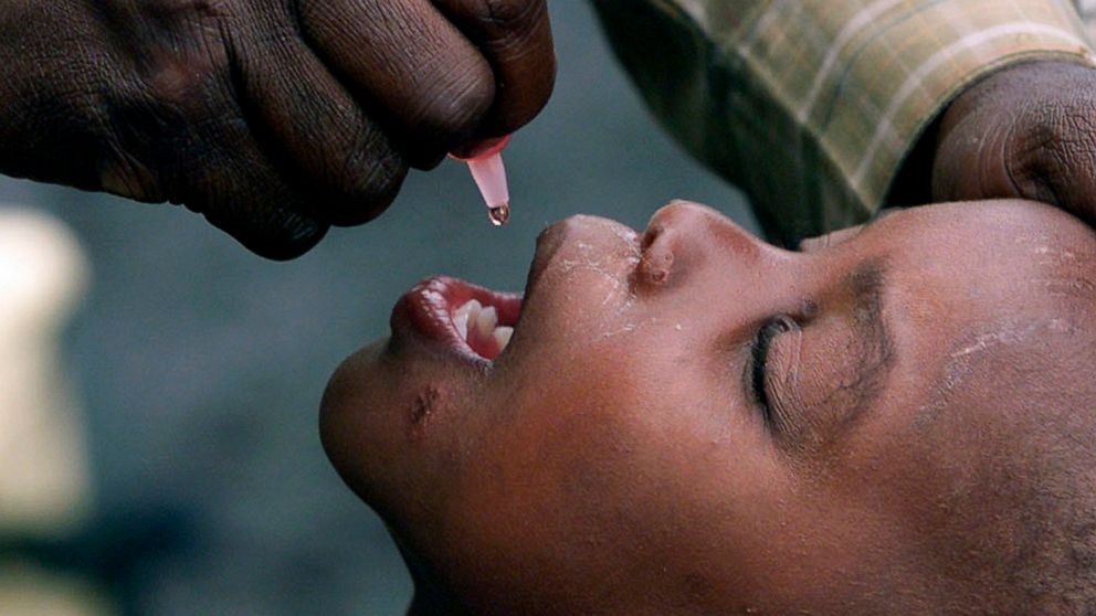 Child Given Polio Vaccine