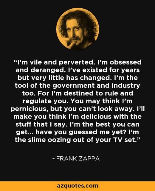 Wisdom From Frank Zappa