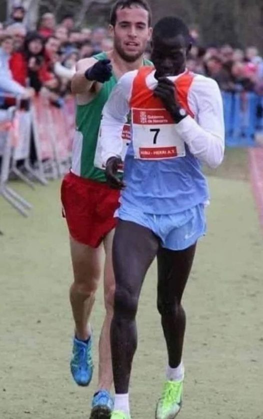 Ivan Fernandez and Abel Mutai