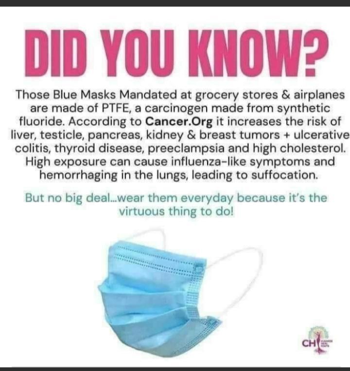 Masks Carcinogenic