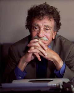 Kurt Vonnegut At Typewriter