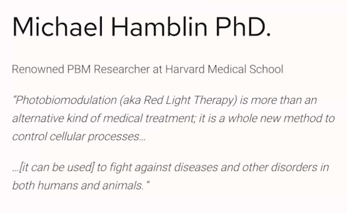 Red Light Therapy Health Quote