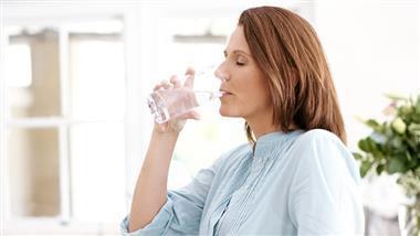 Woman Drinking Water