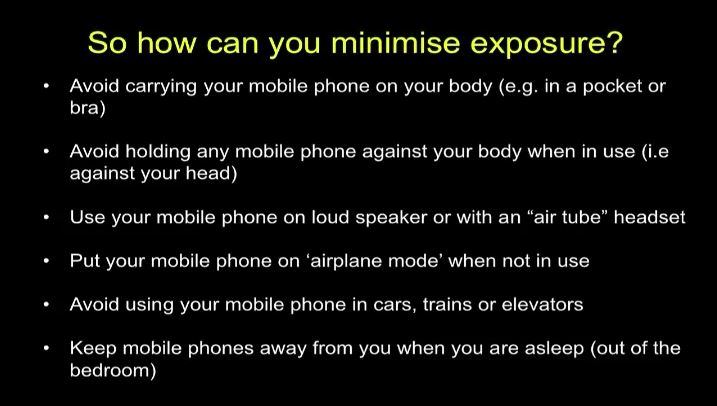 Minimizing EMF Radiation