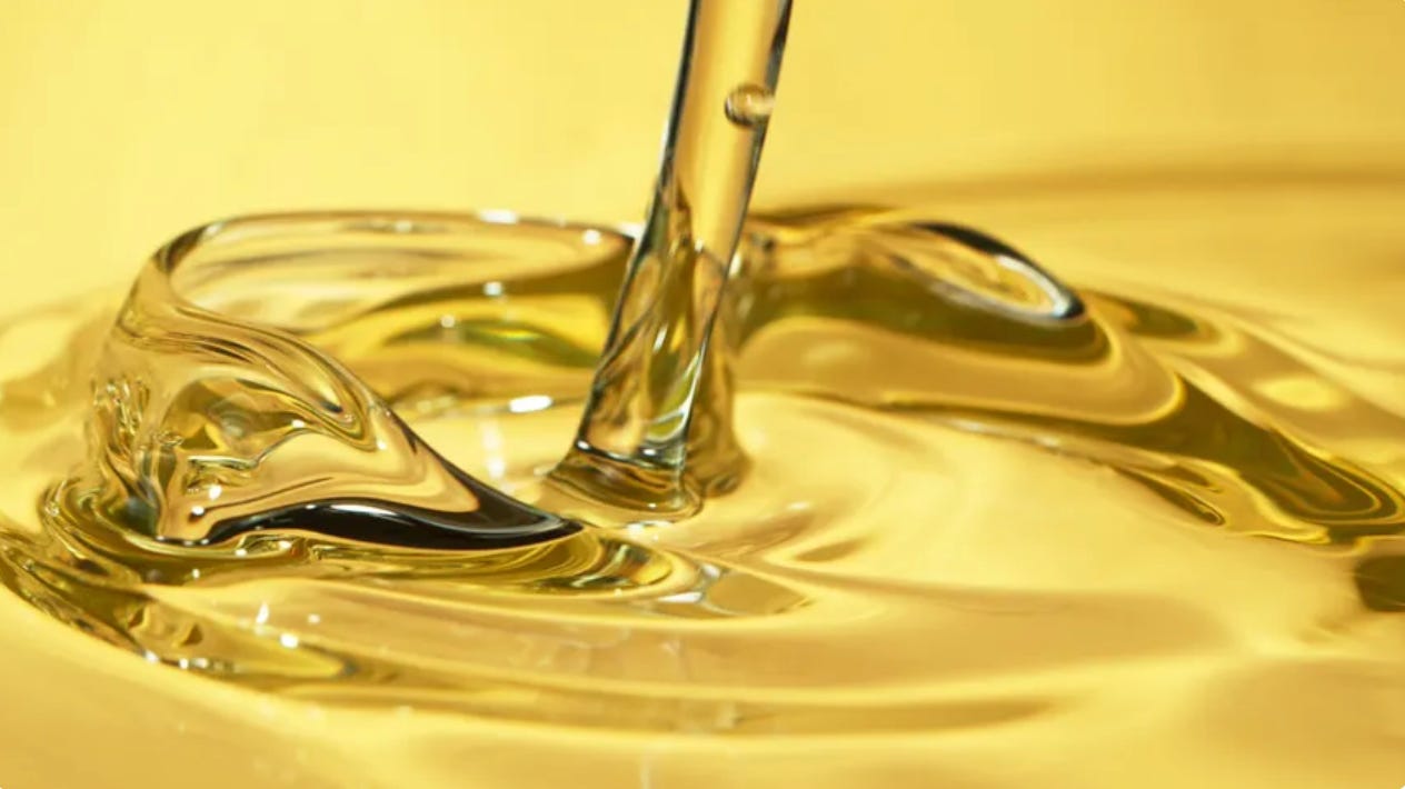 Seed Oil Poured