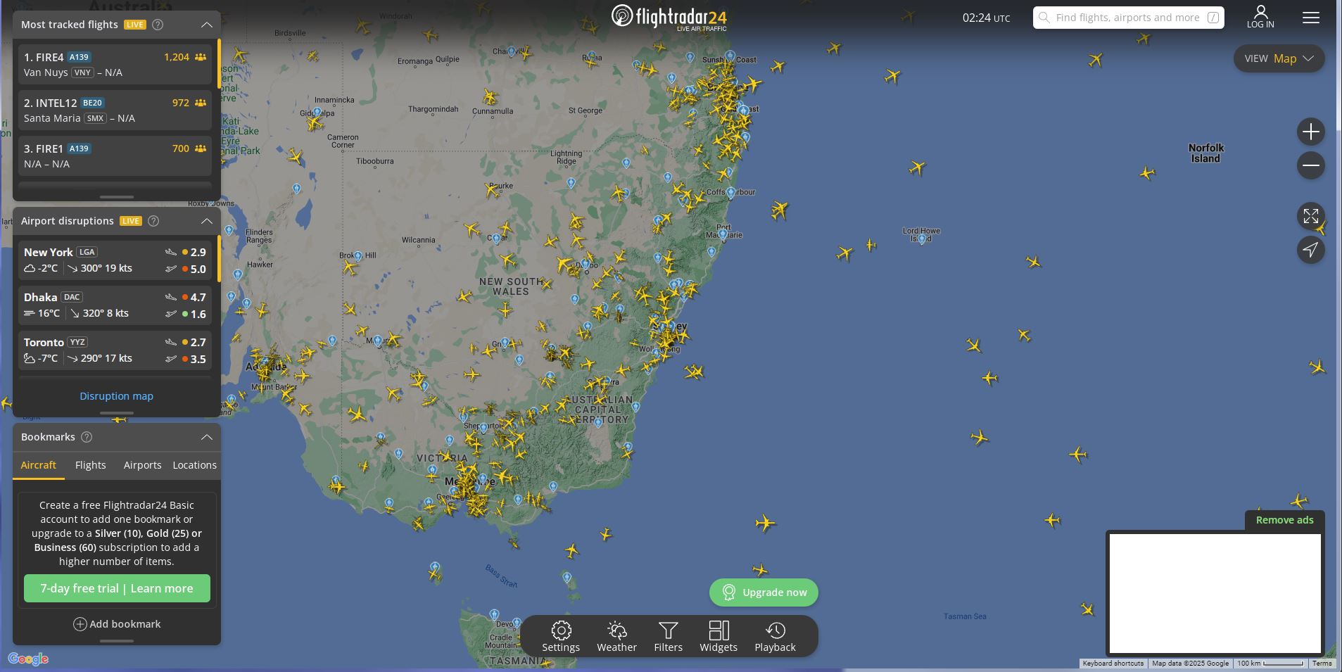 The World Flight Map