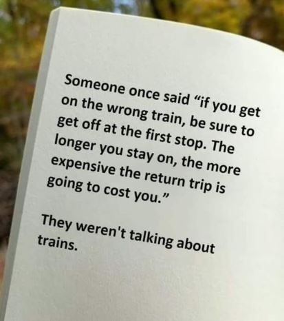 Get Off At The First Stop