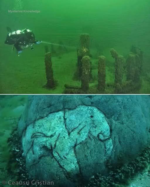 Sunken Ancient Carving