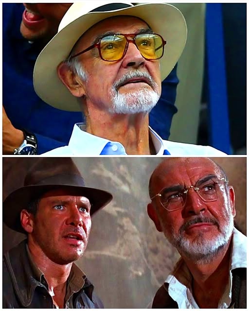 Harrison Ford and Sean Connery