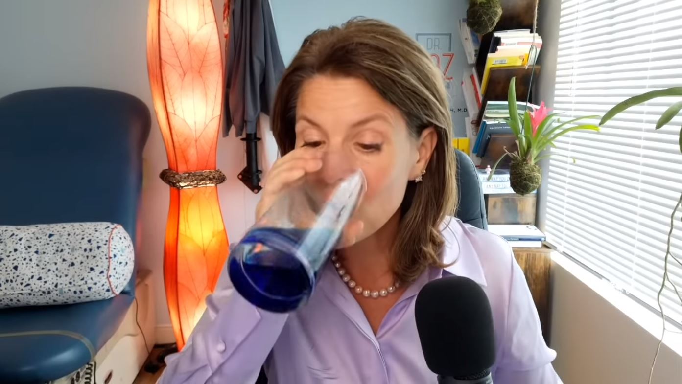 Dr Boz Drinking Methylene Blue