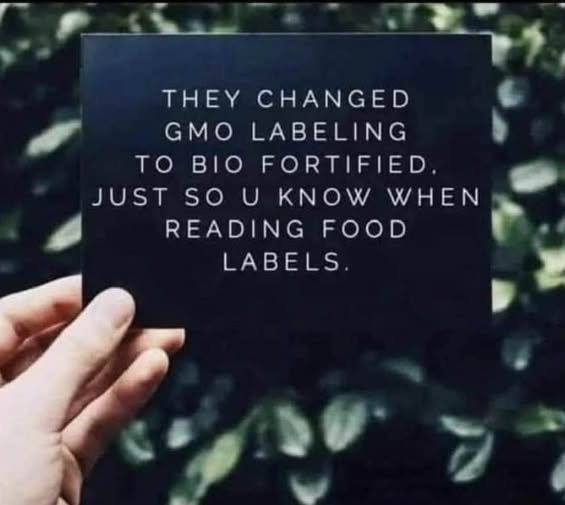 They Renamed GMO to Fortified