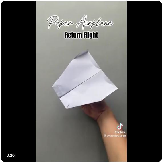 Paper Airplane - Return Flight