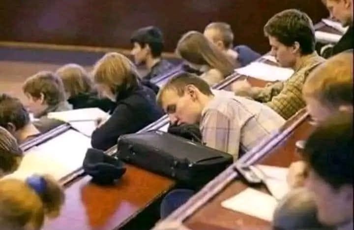 Sleeping Student