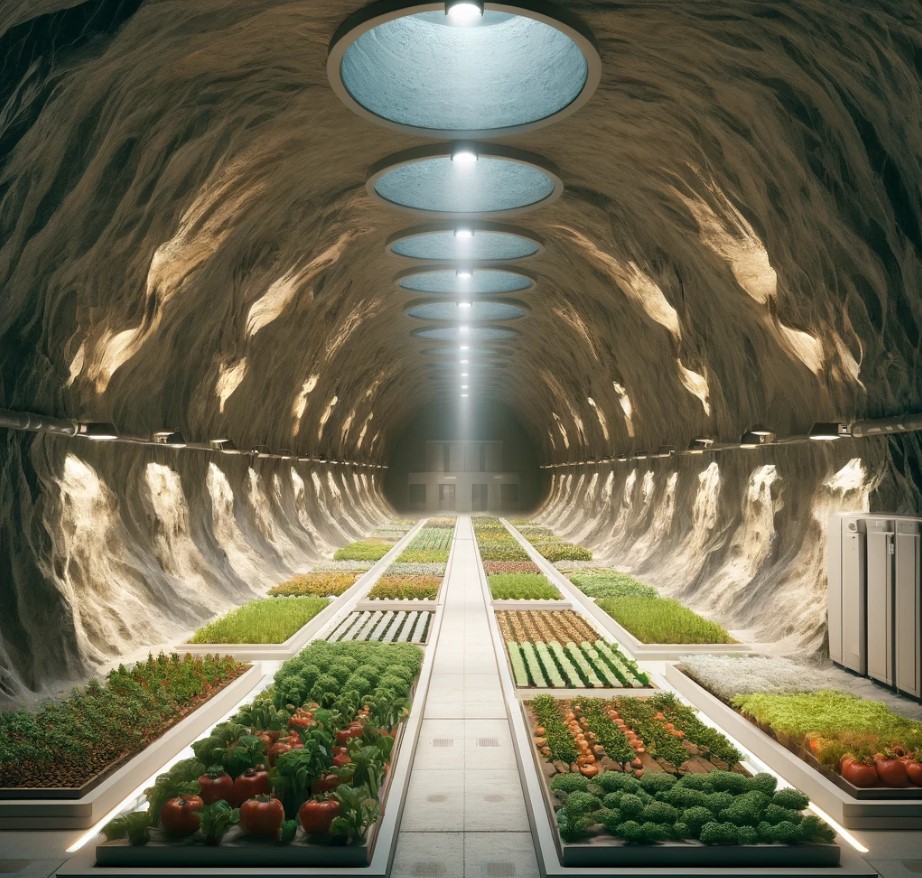 Underground Geothermal Greenhouse