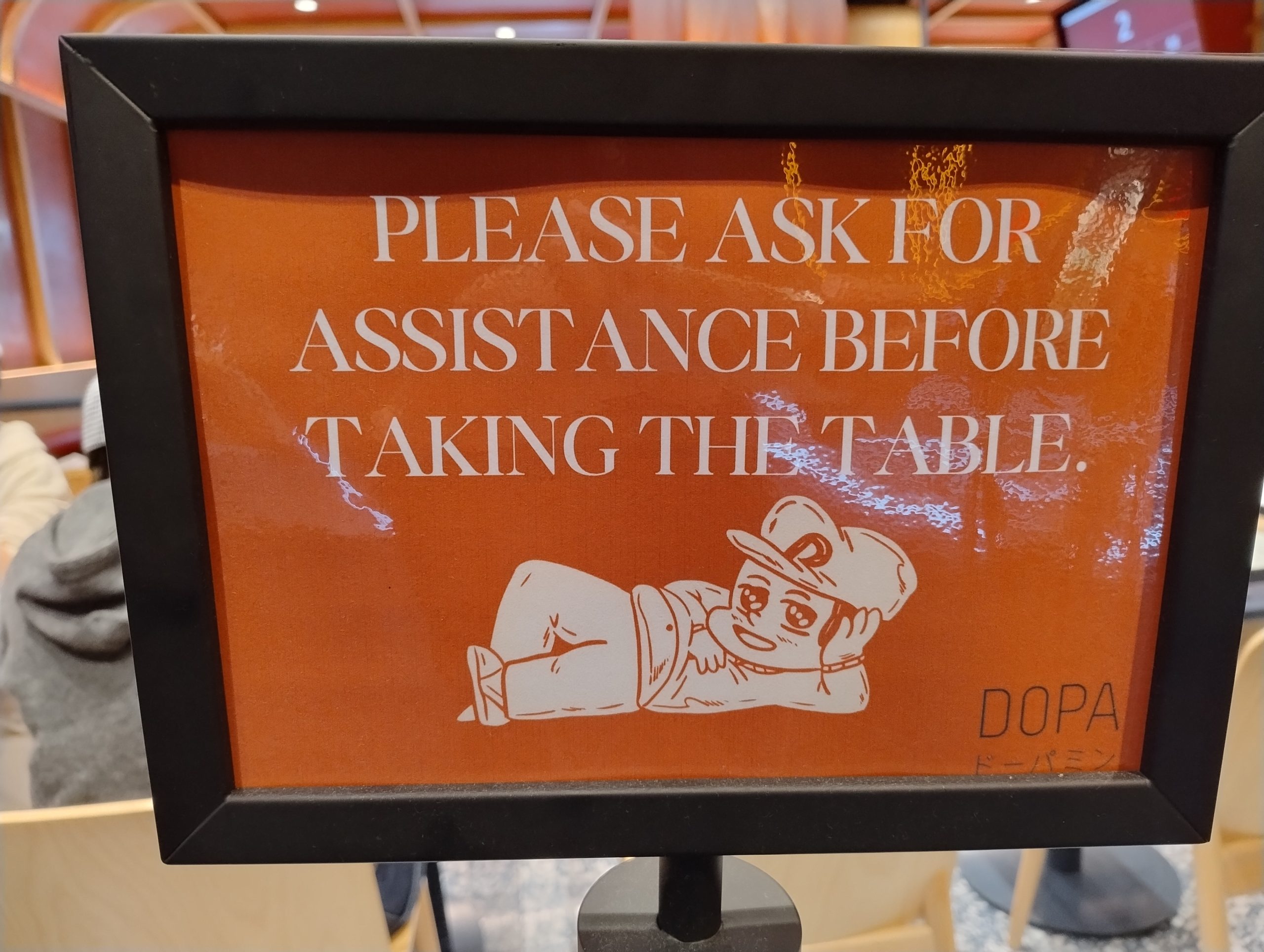 Taking A Table
