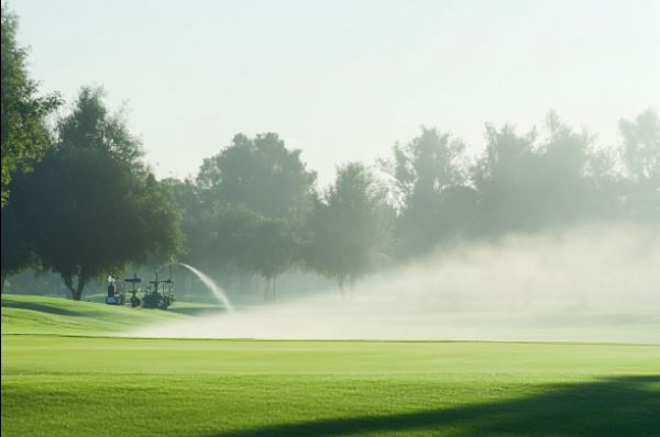 Watering Golf Course