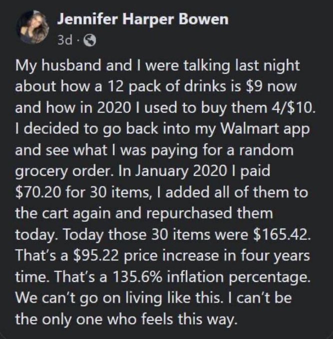 Groceries 2020 vs 2025