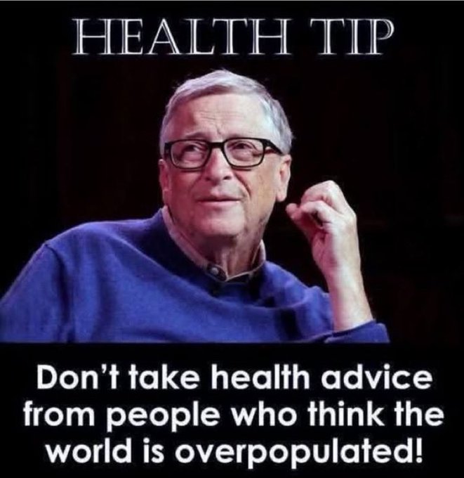 Health Tip re  Bill Gates