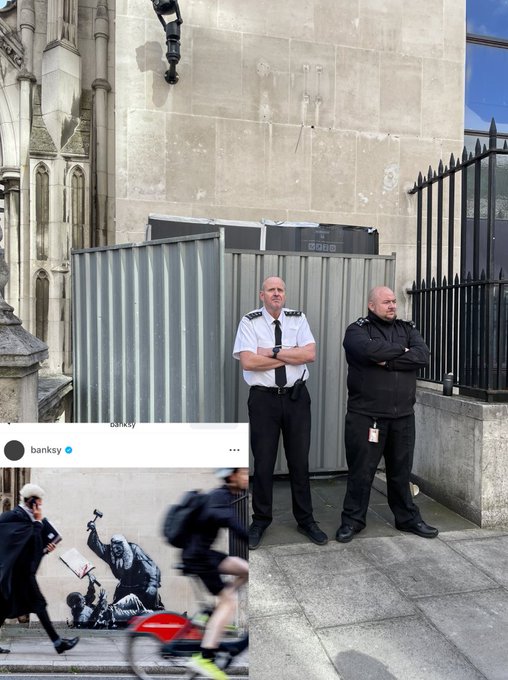 Banksy Mocks Court Censorship