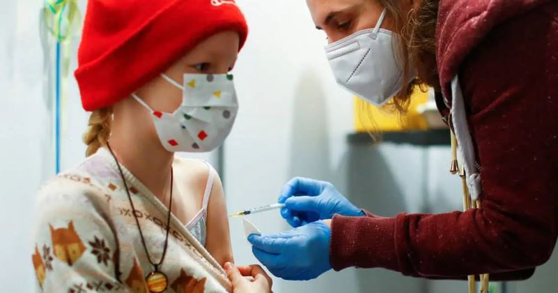 Child Receiving Injection