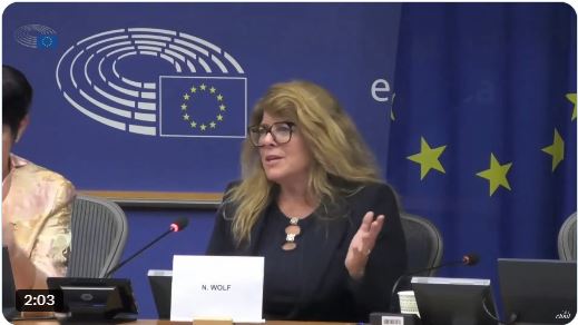 Dr Naomi Wolf At EU