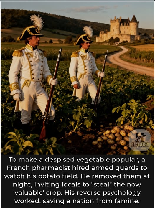 French Guards In Potato Field